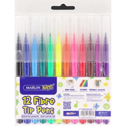 Marlin Kids Fibre Tip Koki Colour Pens