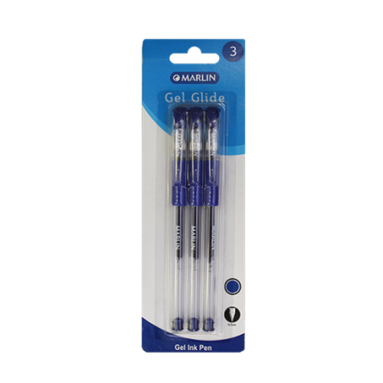 Marlin Gel Glide Gel Ink Pens Colour: Blue
